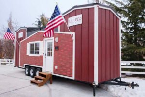 Lil Red at the Colorado Tiny House Festival, July 13 & 14 2024, 9755 Henderson Road, Brighton CO 80601